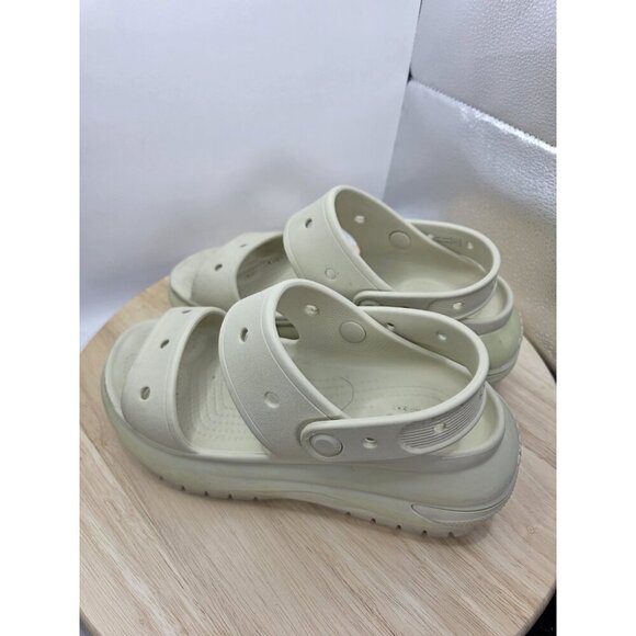 Crocs Classic Mega Crush Clog Ivory Bone womens size 7 Platform Sandal 2079882Y2 - Picture 6 of 8